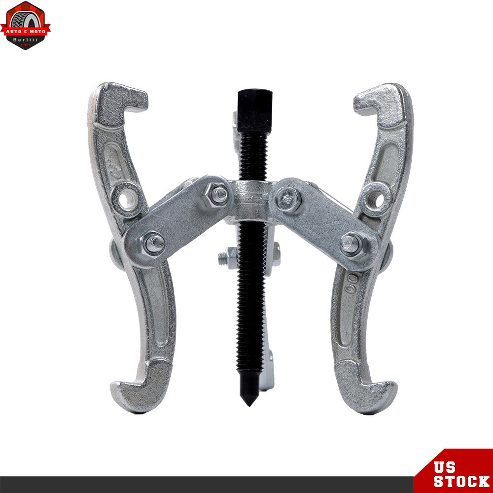 3 Jaw Gear Pulley Bearing Puller Set 3″ 4″ 6″ Reversible Small Legs 3Pcs
