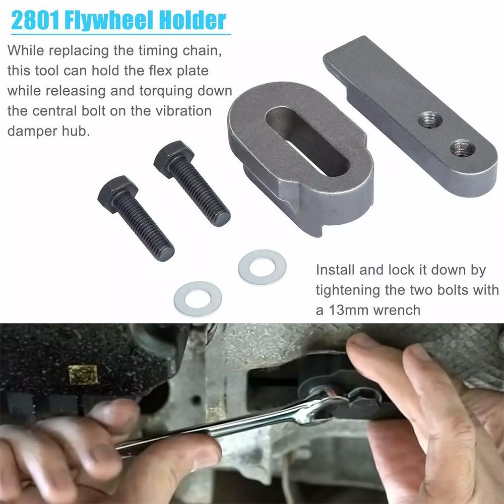 For BMW 3 Series 4 Series X3 X4 N20 N26 Flywheel Holder Tool Kit #/