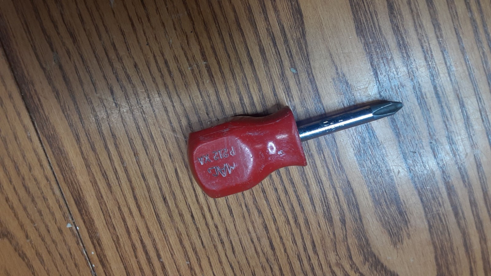 MAC TOOLS STUBY PHILLIPS SCREWDRIVER P212XA NICE RED
