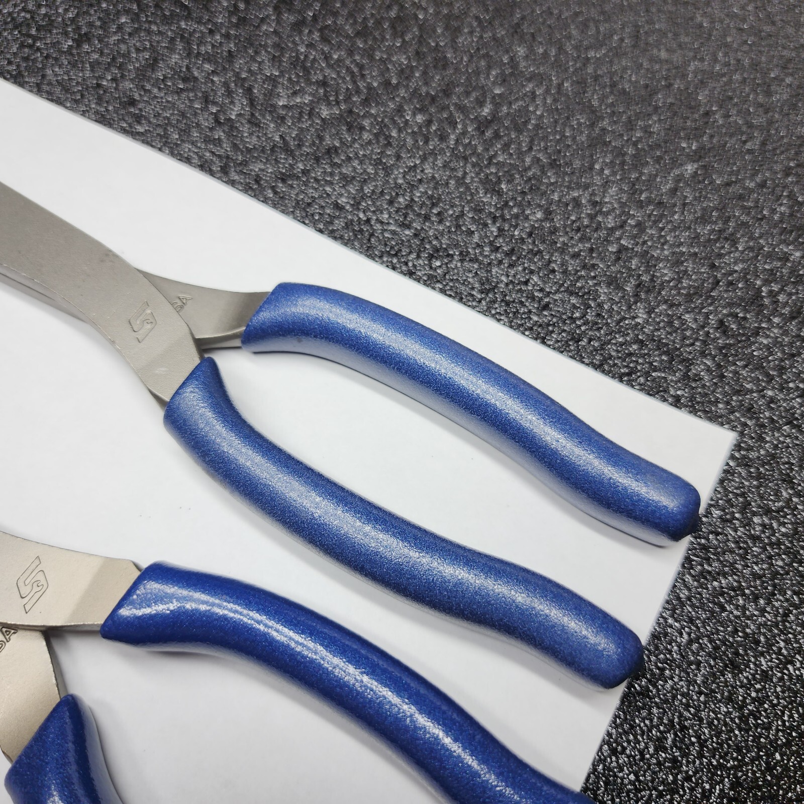Snap-on Tools USA NEW 2pc POWER BLUE Long Needle Nose Pliers & Cutter Lot Set