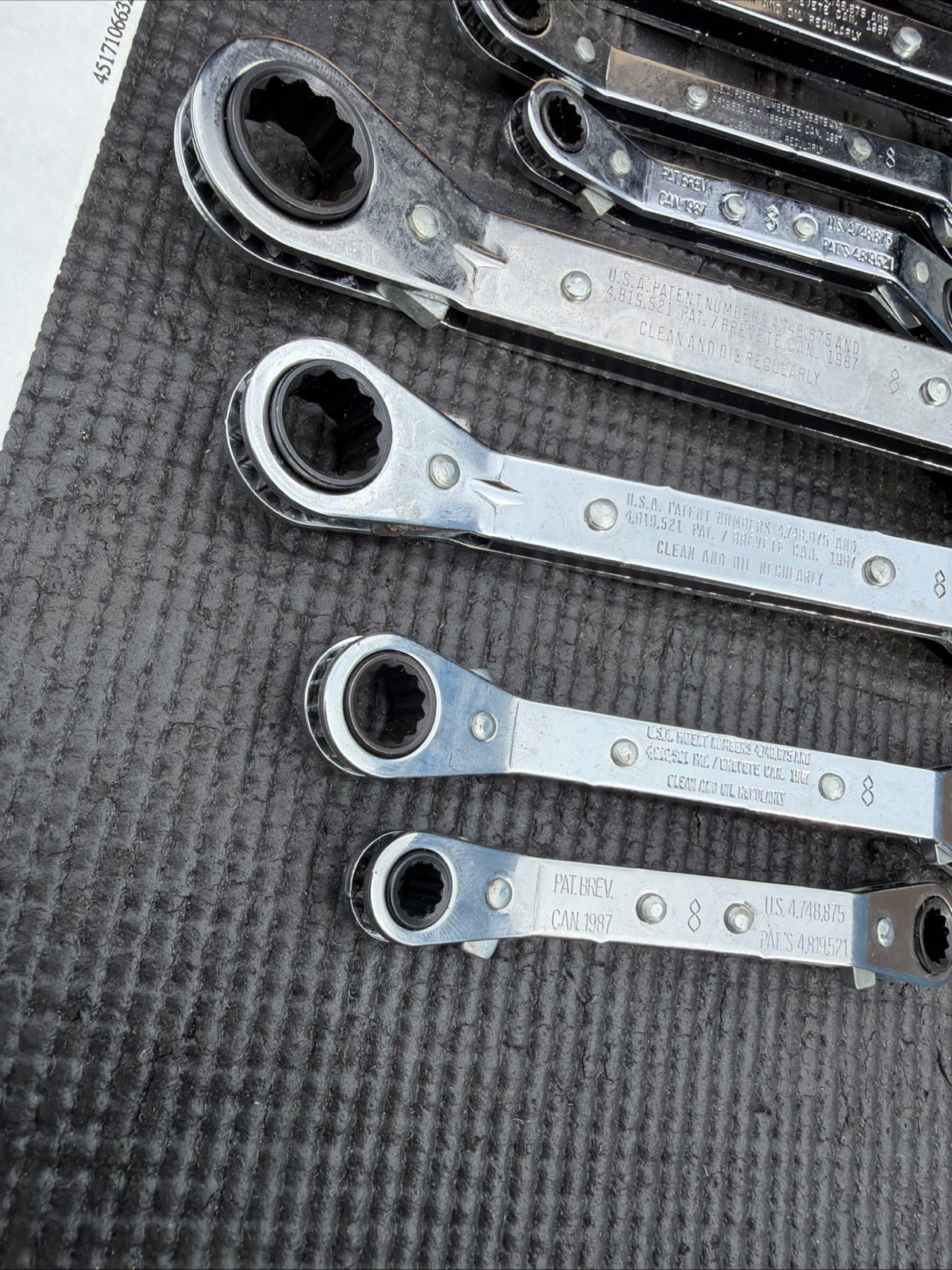 Sears Craftsman USA Nos Rare Catalog Double Offset Box RATCHET Wrench Set 43069