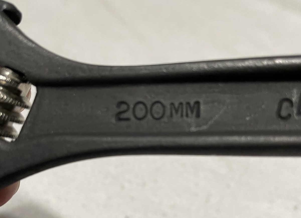 Proto 708 SL 8″ Adjustable Wrench Clik-Stop Crescent Style USA Tool