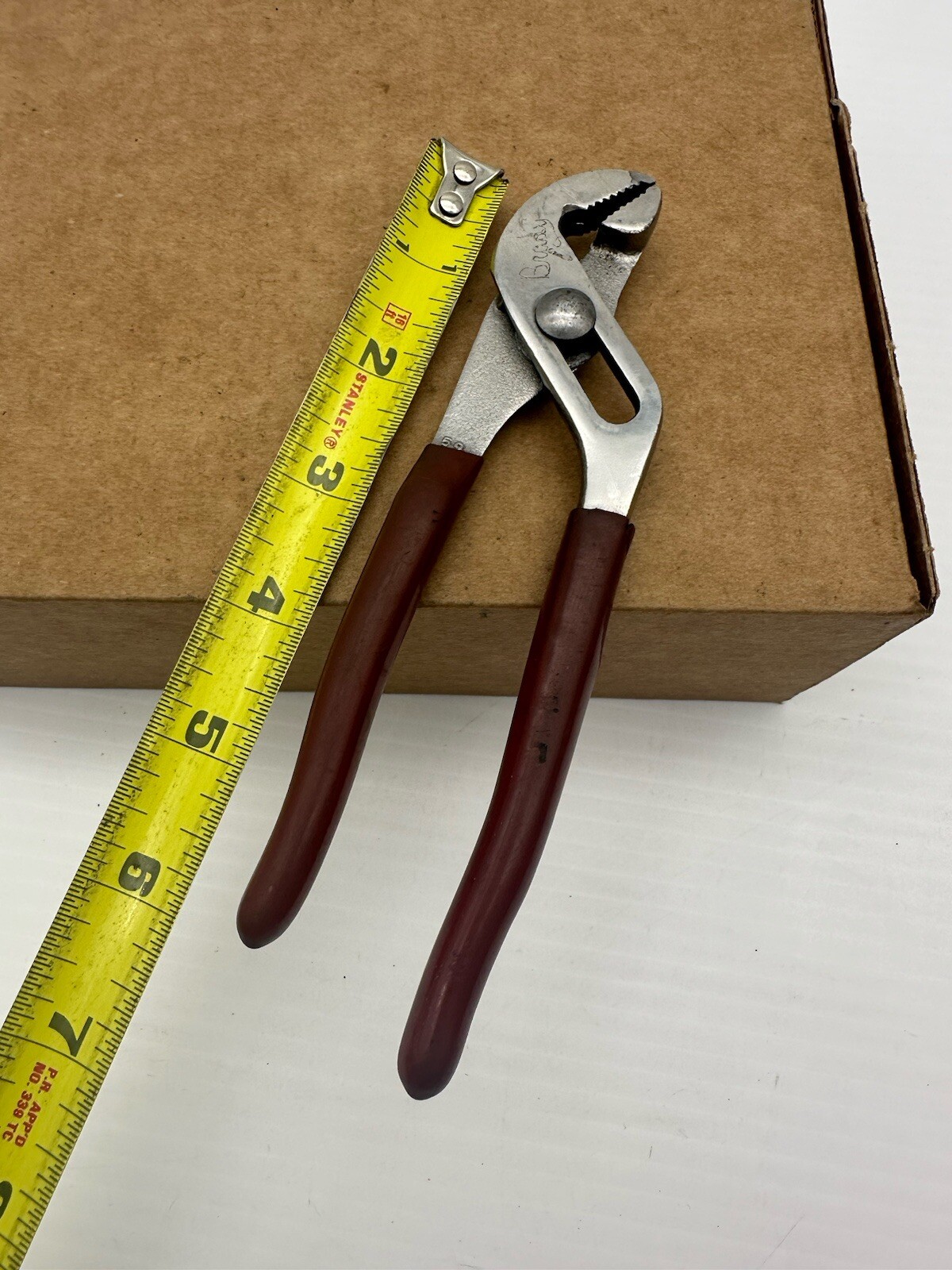Blue Point Adjustable Slip Joint Channel Lock Pliers 6.5″ HL16 Made in USA Red