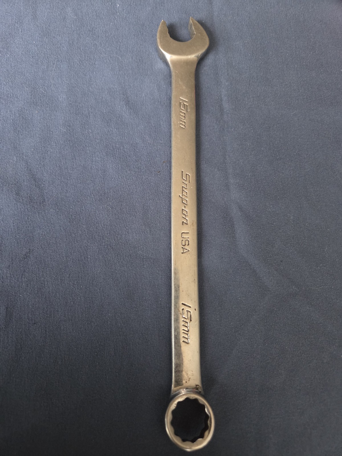 Snap-On Tools SOEXM15 15mm Metric 12 Point Flank Drive Plus Combination Wrench