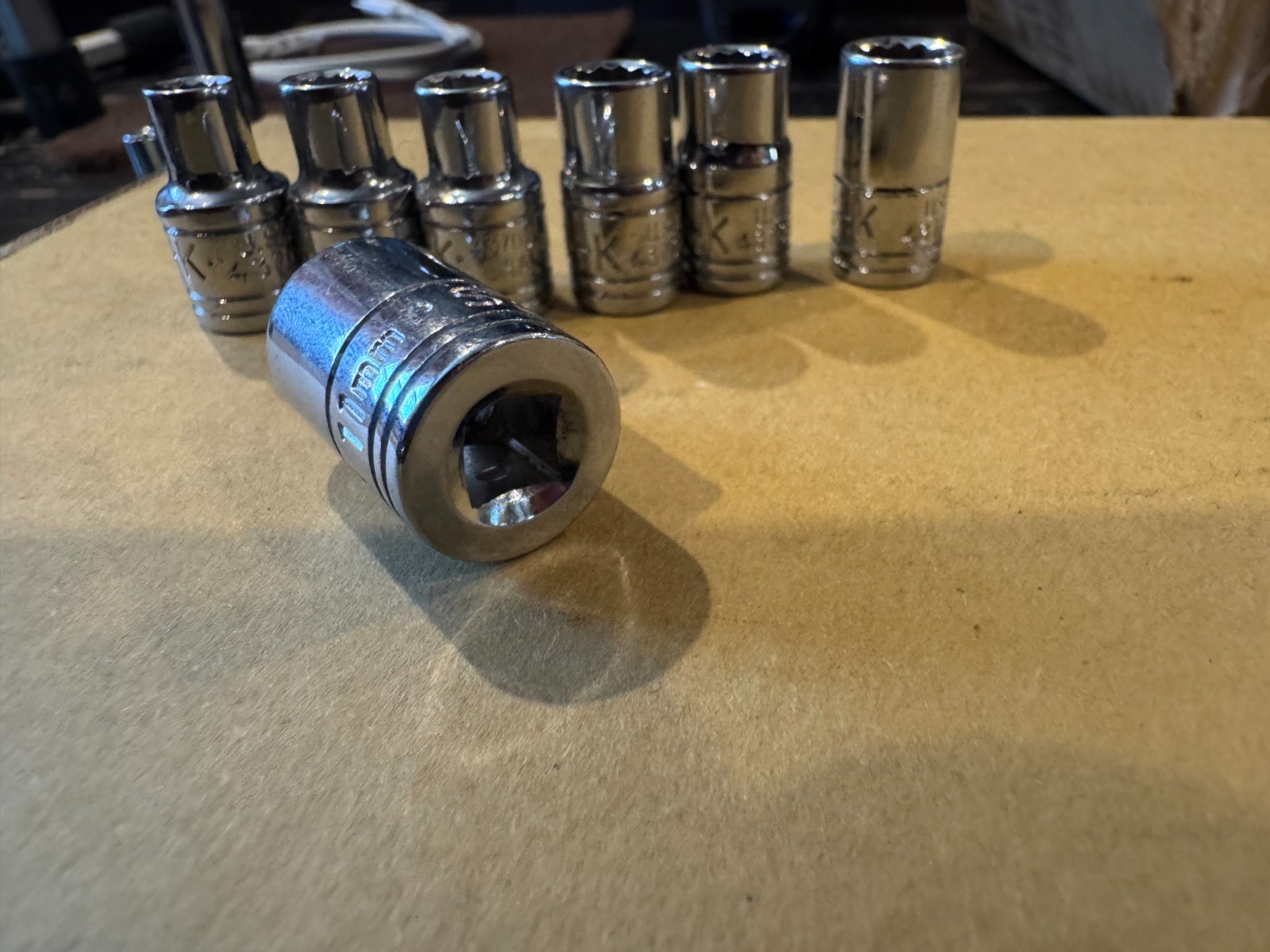 SK S•K tools 1/4 12 point sockets 5mm 5.5mm 7mm 8mm 11mm MADE IN THE USA
