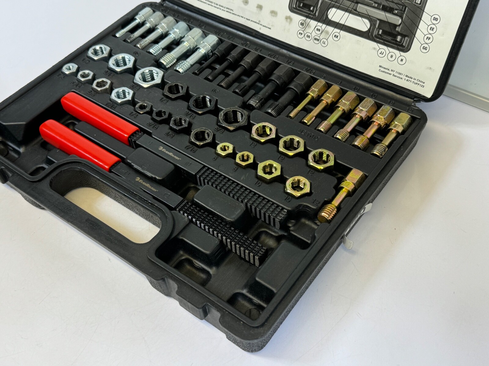 EverTough 67080 Thread Restoring File, Tap, and Die Kit / For Restoring Threads