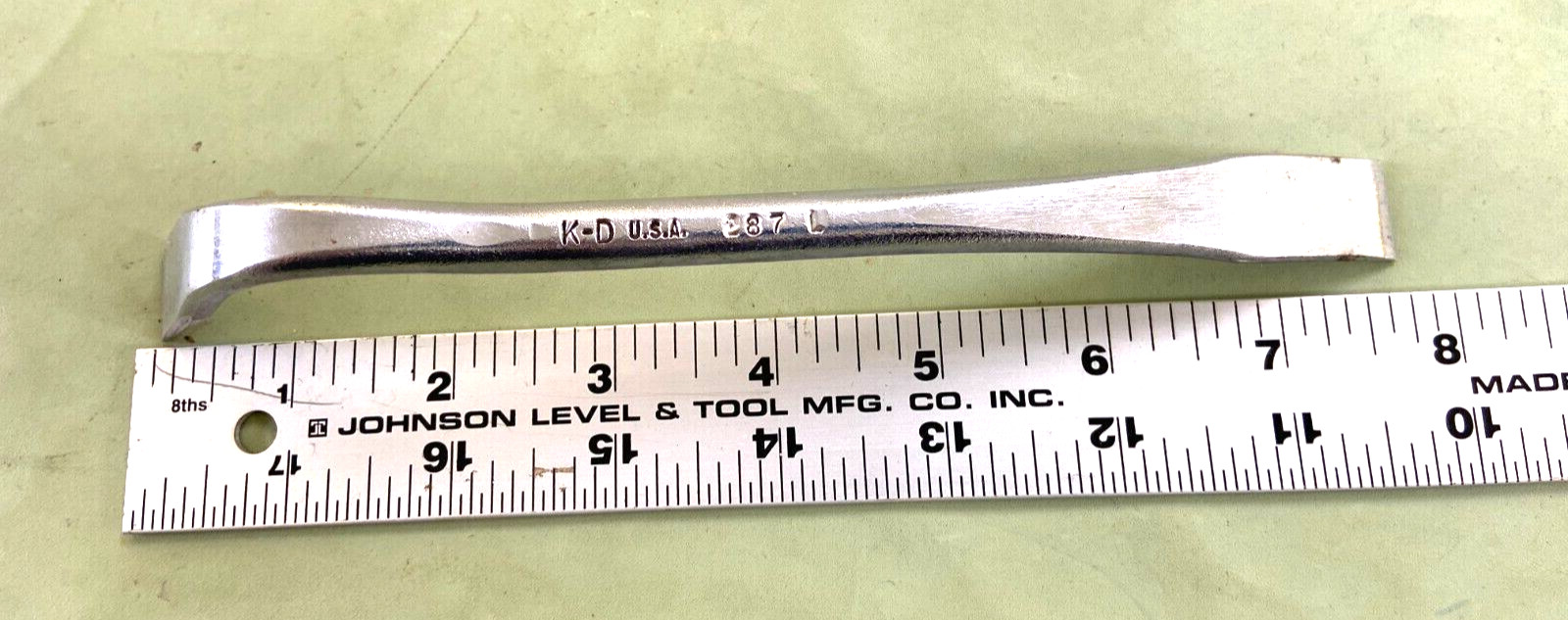 VINTAGE K-D USA DEEP OFFSET BRAKE BLEEDER WRENCH 3/8 X 1/4 No 291 SAE 6PT