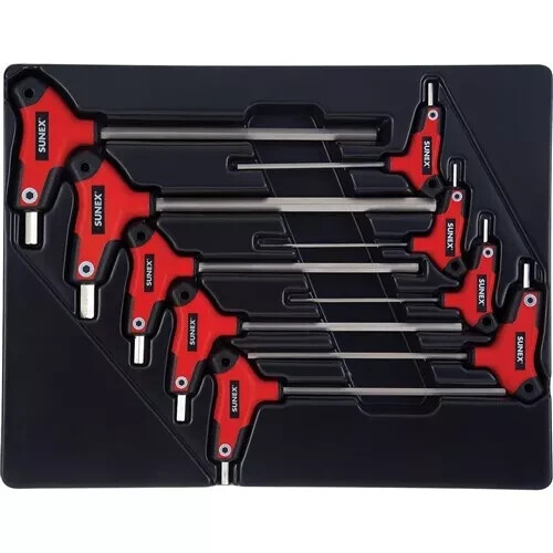 SUNEX 9-Piece T-Handle, Hex, Fractional SAE 9859 Brand New! LAST ONE!