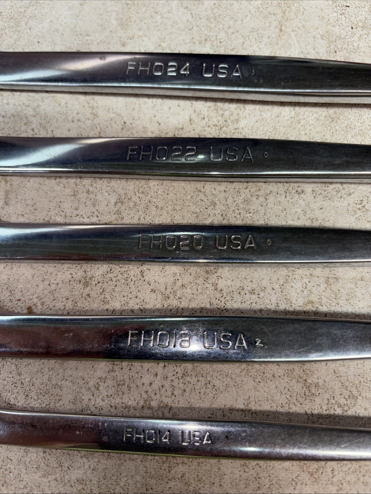 Snap-On Tools USA 5 Piece Fh024, Fho22, Fh020, Fh018, &fh014