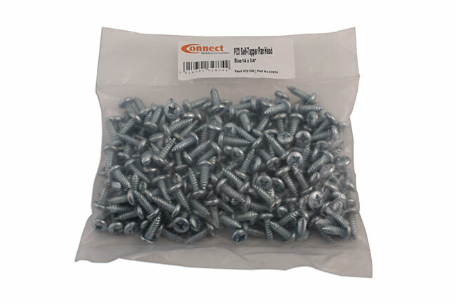 Connect 32835 Pozi Pan Head Self Tapper No.14 x 1.1/2in. Pk 200