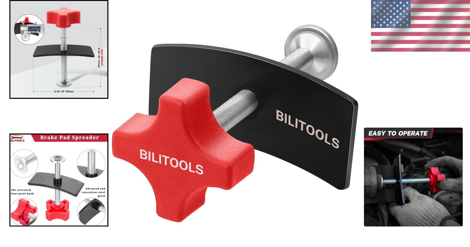 Durable Alloy Steel Brake Tool with Brake Pad Spreader for Reliable Performance