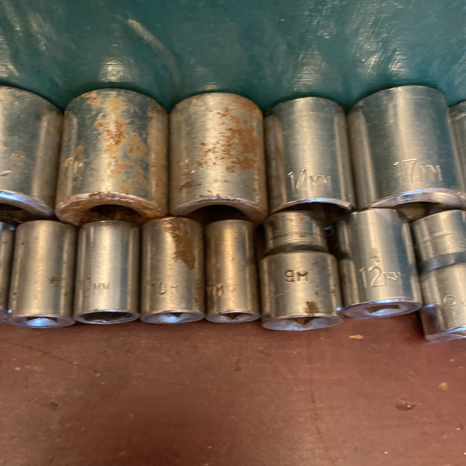 Big Socket Lot Of 64 Assorted Sizes & Brands Metric & SAE Japan Taiwan USA Tools