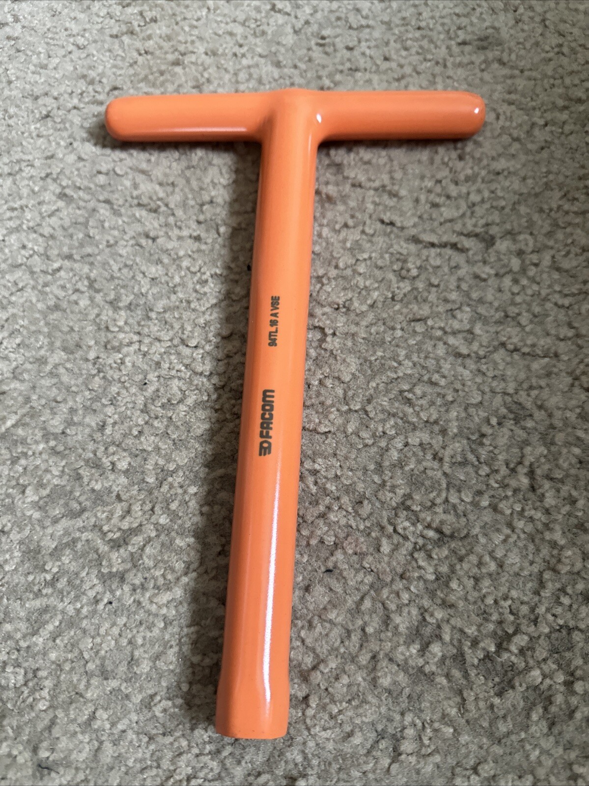 Facom 94TL.16AVSE 16mm T-Handled Insulated Box Spanner 1000V