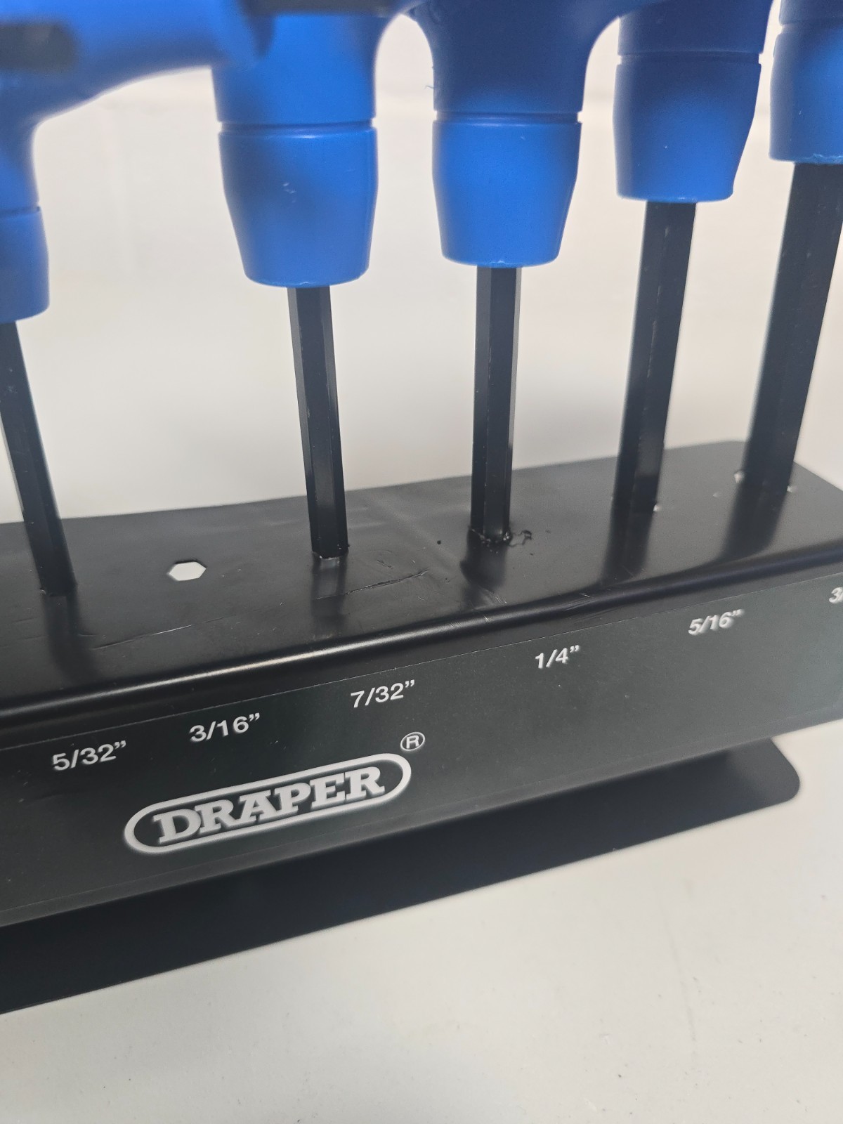 Draper T-Handle Imperial Hex Allen Key Set 9 Piece Read Description