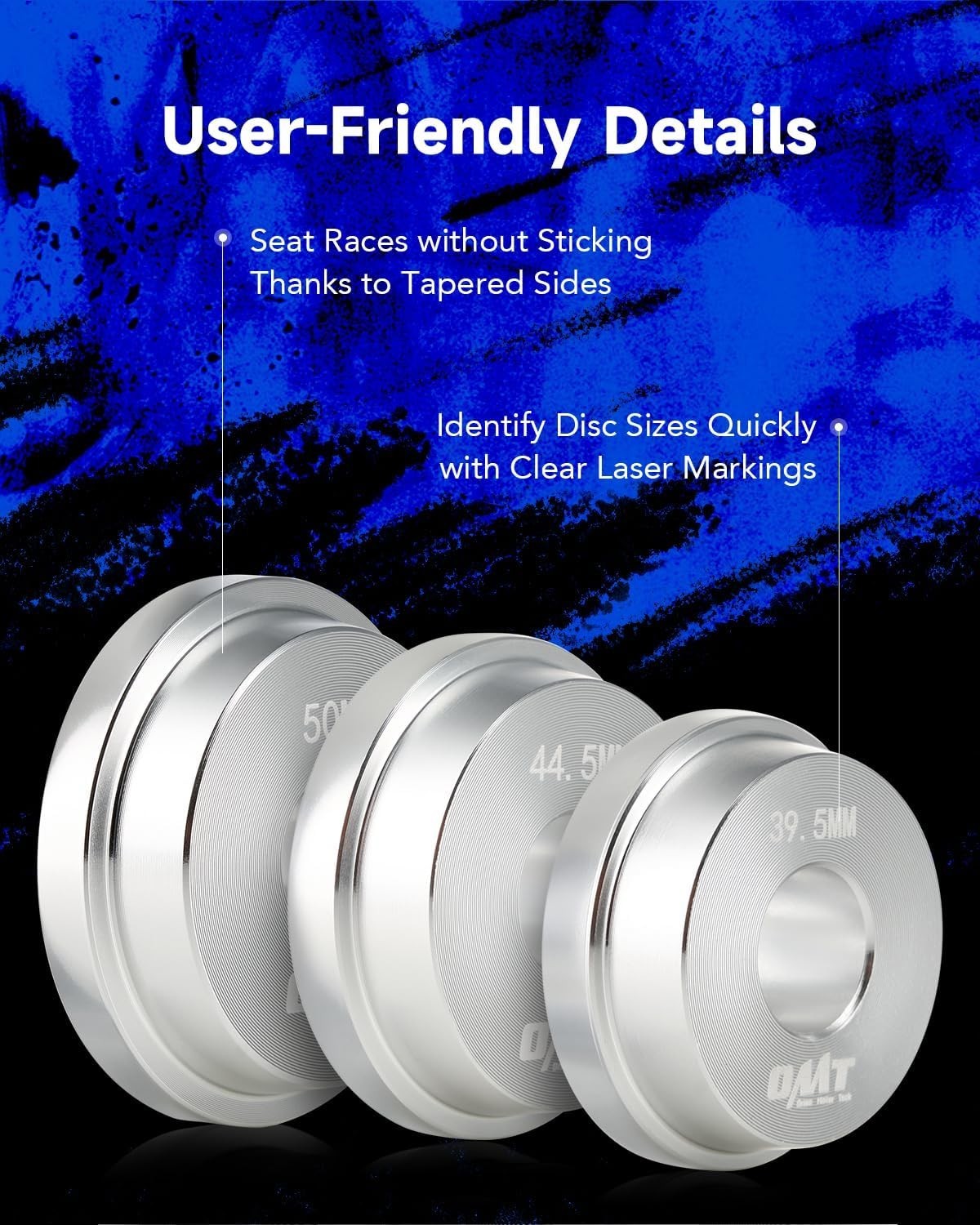 10-Piece Bearing Press Kit with Race and Seal Driver Set for Easy Installation