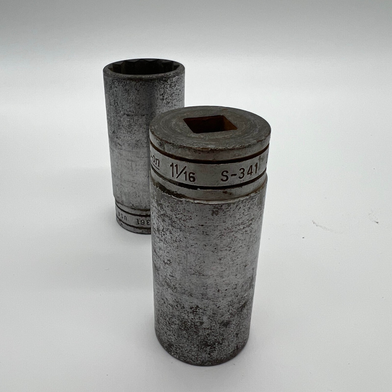 7 Vintage Snap-on Deep Socket 1/2 Driv S-201 S-341 S-361 S-301 S-241 S-261 S-101