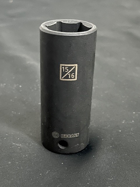 Kobalt 15/16″ Socket Deep Black Chrome
