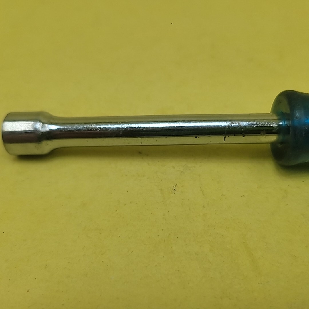 VINTAGE Proto 3/8″ 6 Point Nut Driver Blue Handle 9212 USA