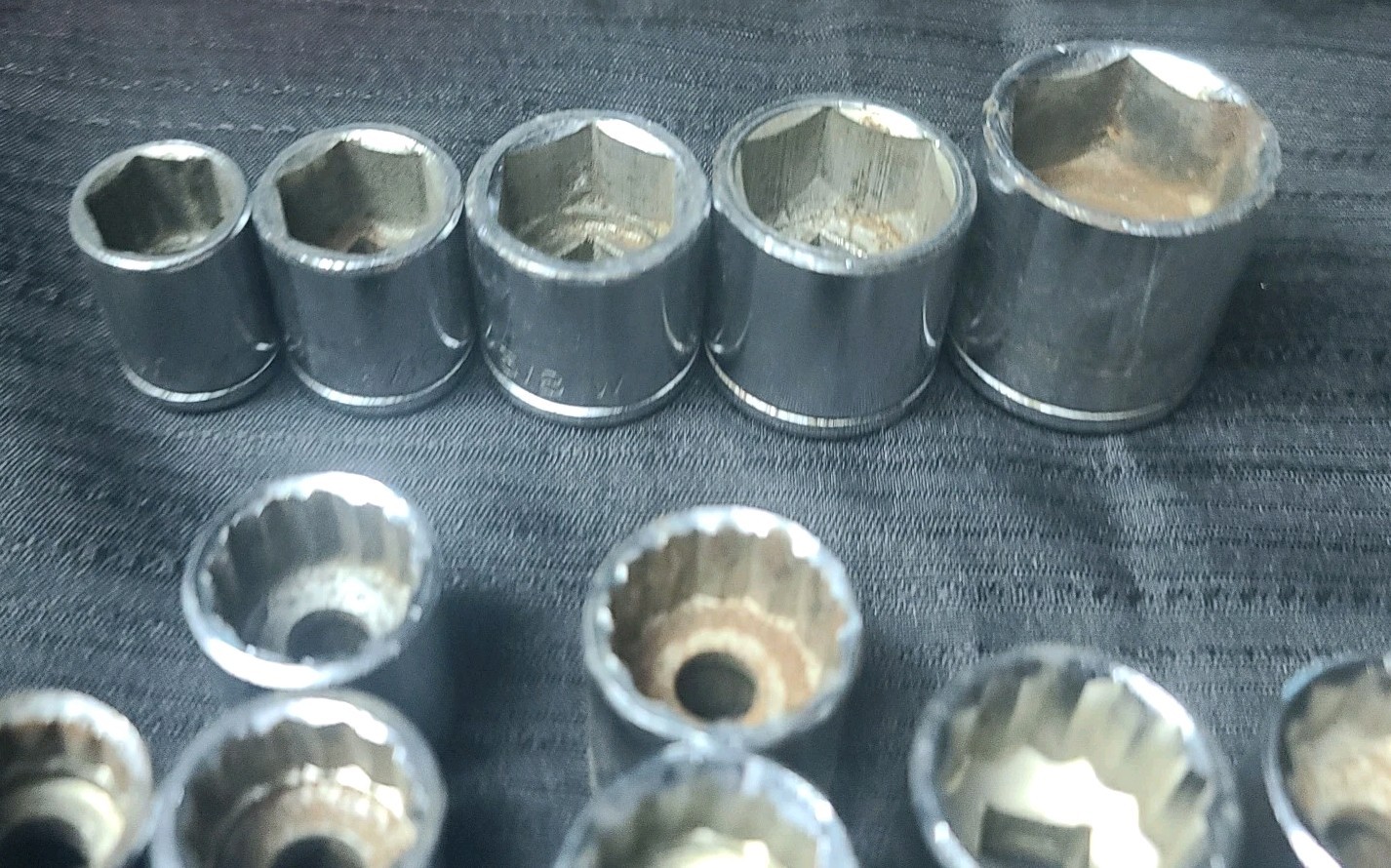 Assorted Socket Set/Mixed Bundle Lot Metric/SAE, Unbranded Japan