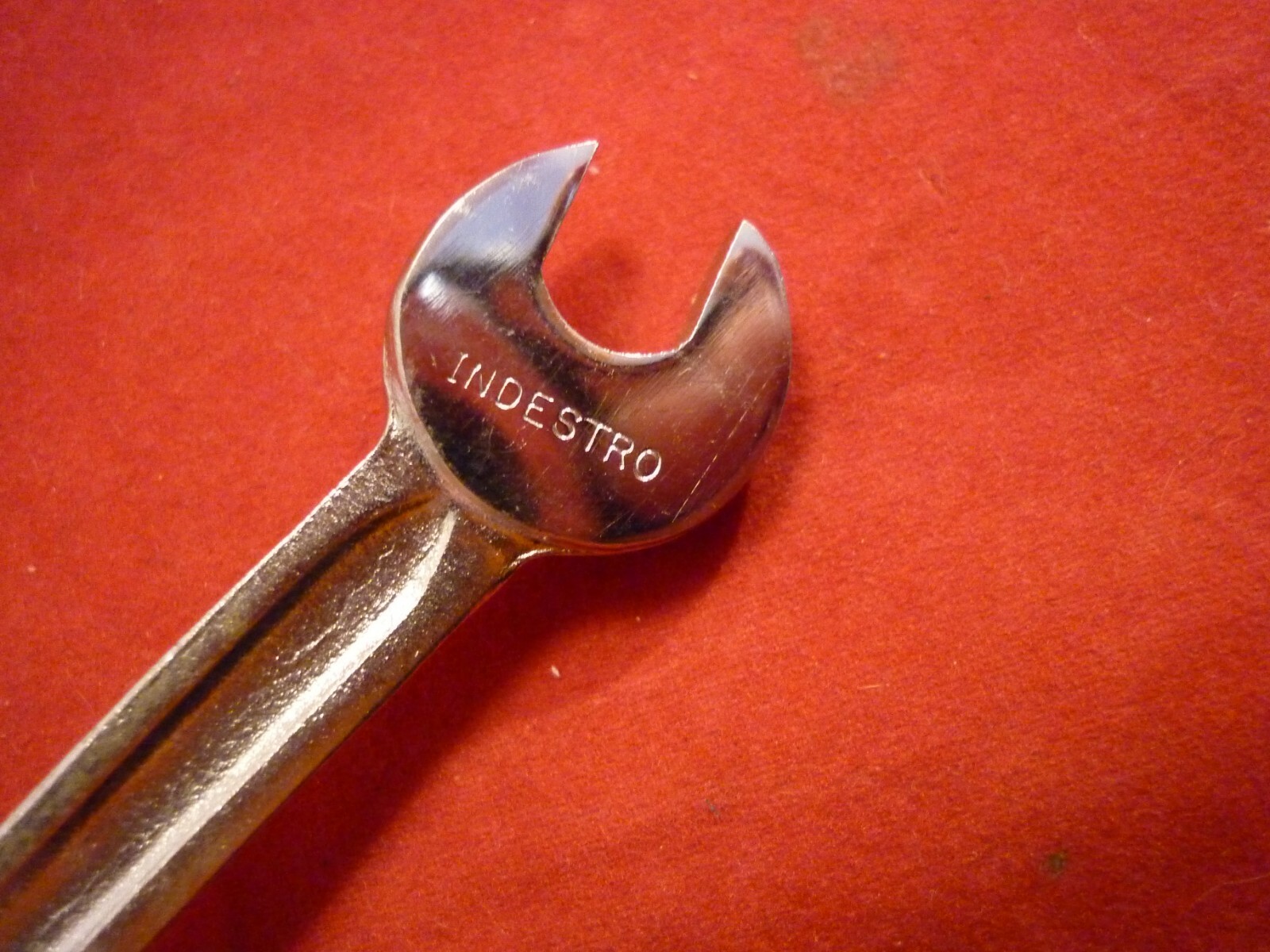 VINTAGE NOS INDESTRO OPEN END WRENCH 6MM X 7MM # 40607 USA MADE
