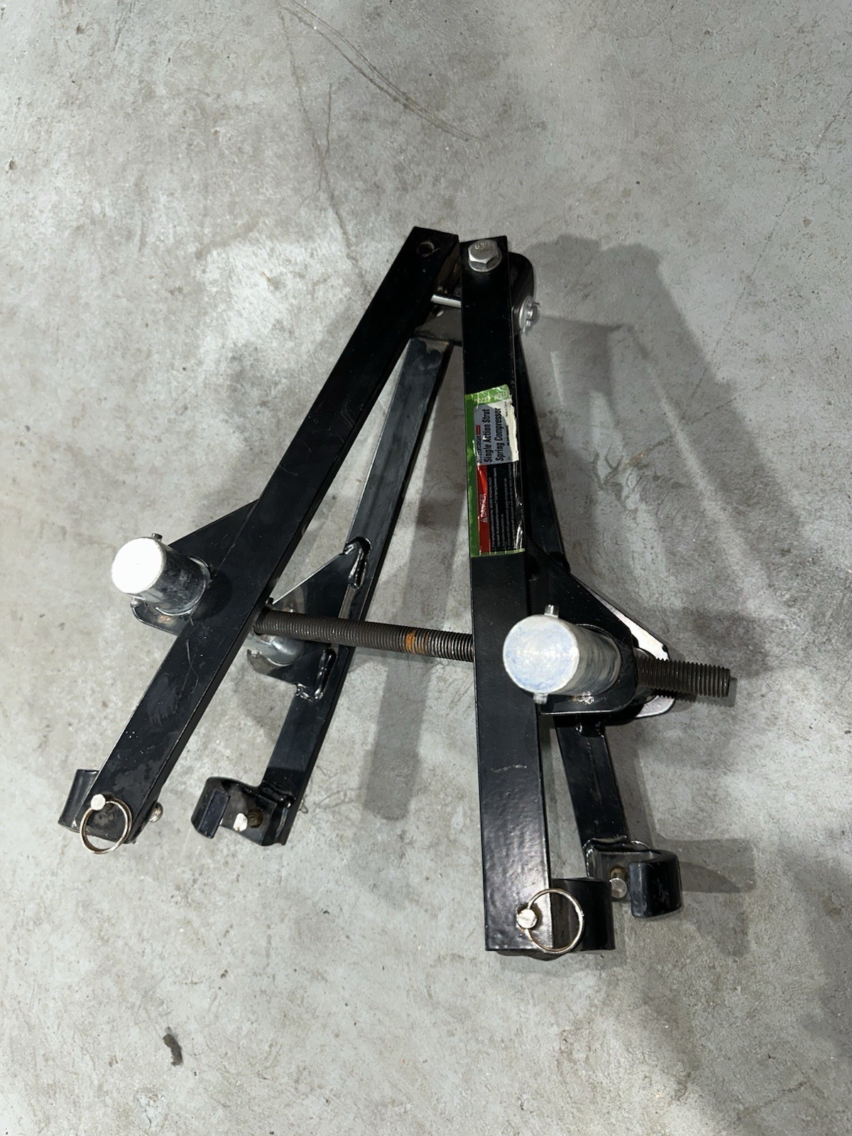 Coil Strut Spring Compressor and Remover Tool Heavy Duty Black