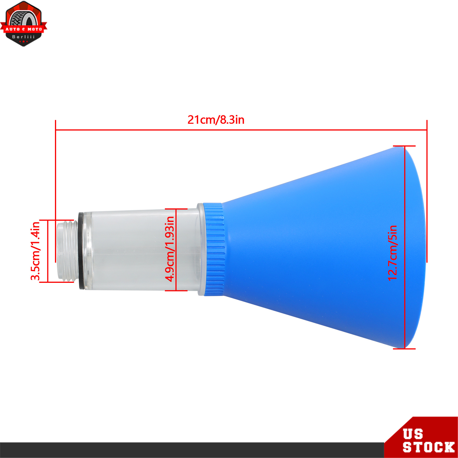 Engine oil funnel Threaded For Toyota/Lexus/Scion with threaded oil cap