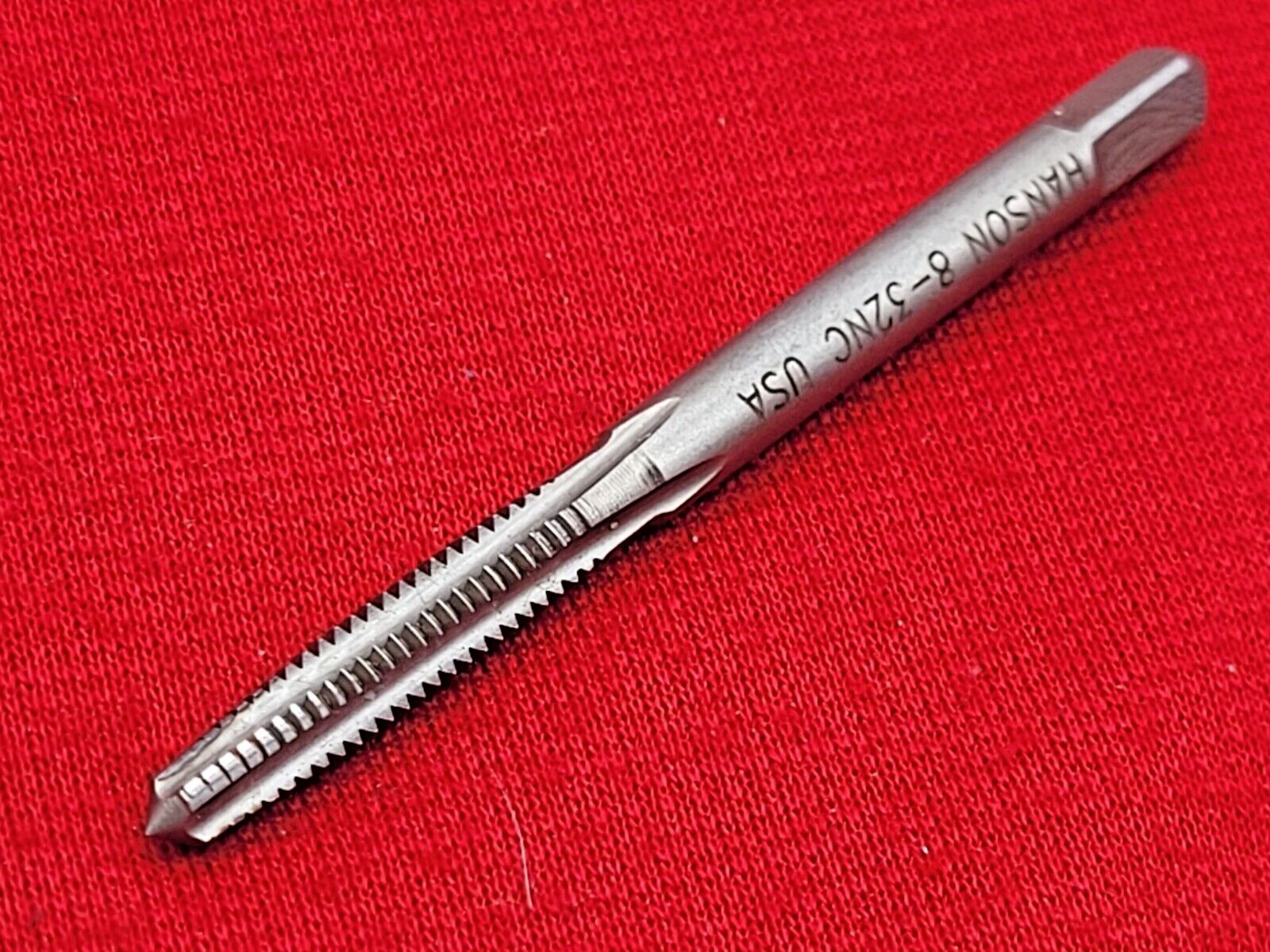 8-32 NC Taper Tap Irwin Hanson 1024 4FL Carbon Steel USA