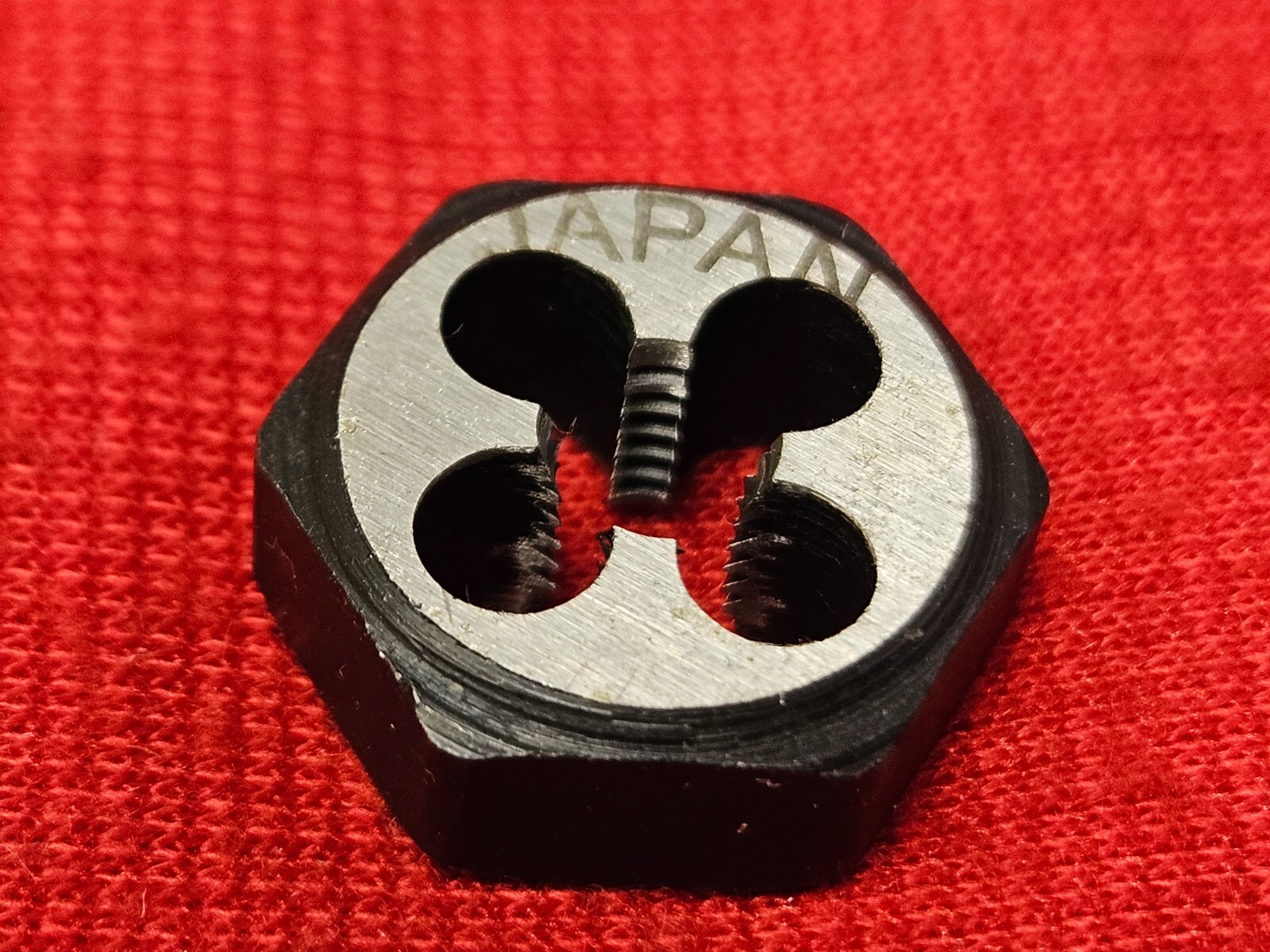 M6 X 1.0 6MM LEFT HAND x .62″ Hex Rethread Die Alfa MHD70756L CS LH Metric
