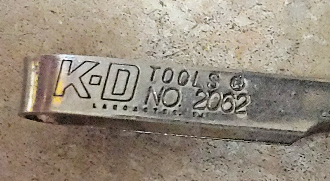 KD TOOL No. 2062 Feeler Gage 16 Pcs SET .010″-.035″Mini Made Pocket Size USA