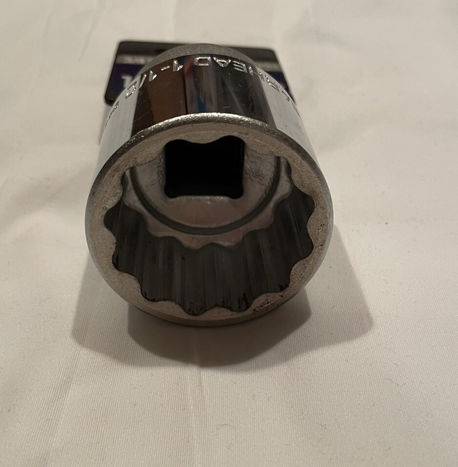 Gearhead 1-1/2 Inch Socket 3/4in Drive. Lifetime Guarantee! Patented. GH7015 SAE