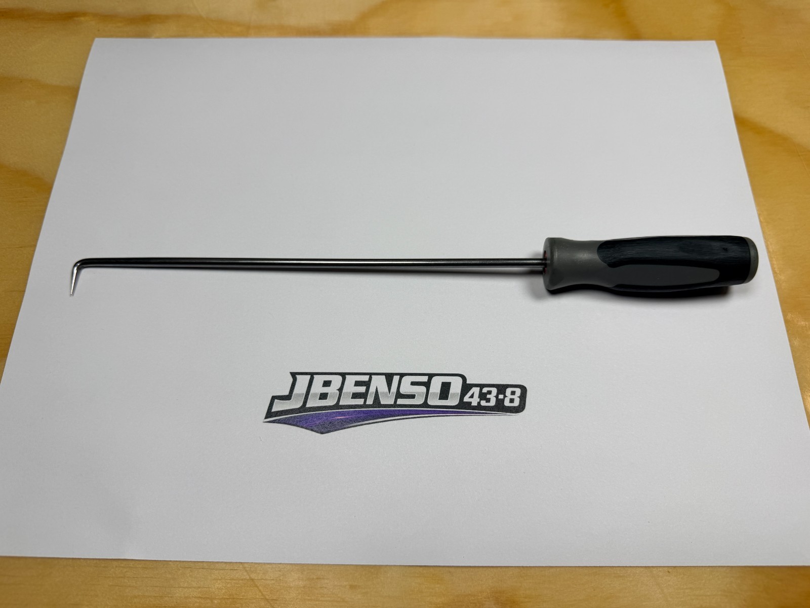 Snap-on Tools NEW DARK TITANIUM 6″ Mini Soft Grip Long 90° Tip Pick SGL3ASH90CDT