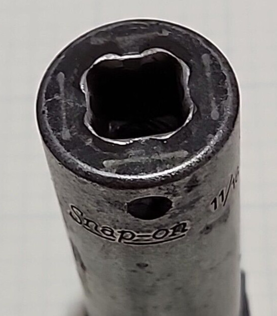Snap On 11/16″ SIMF220 Deep Impact Socket 3/8″ Drive 6 point Made in USA