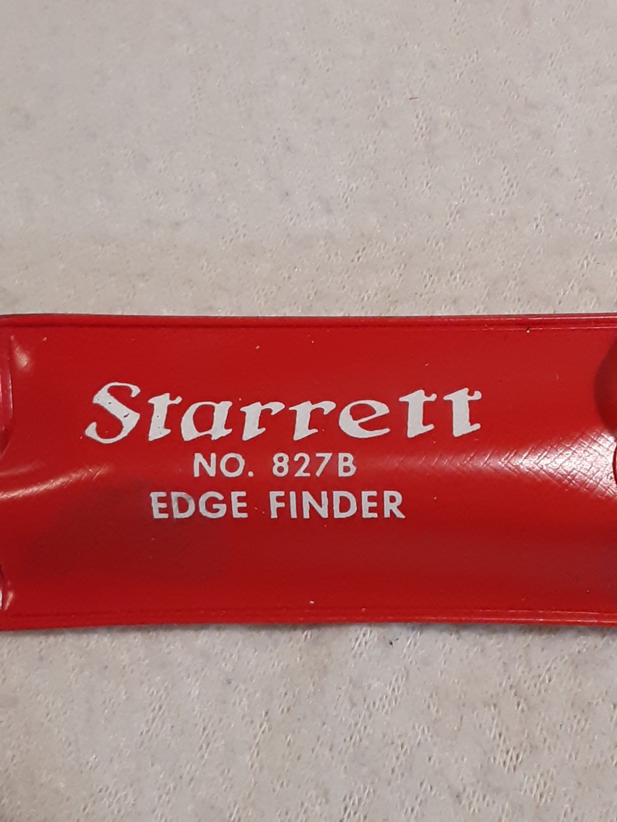 Vintage Starrett USA Edge Finder No 827B & Fisher Micro Edge Finder Lot of 2
