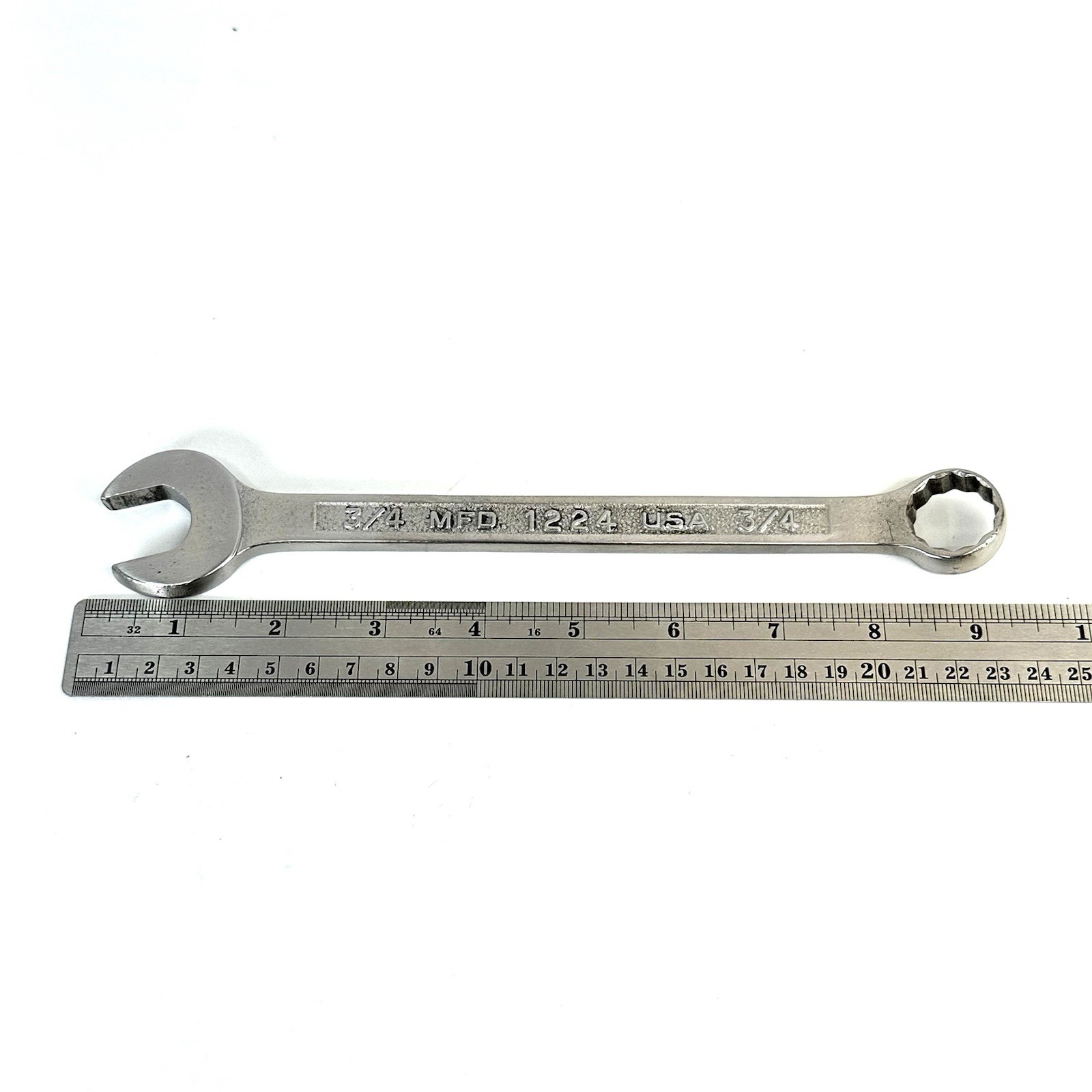 Vintage PLOMB 1224 Combination Wrench 3/4″ Pebble Finish – used