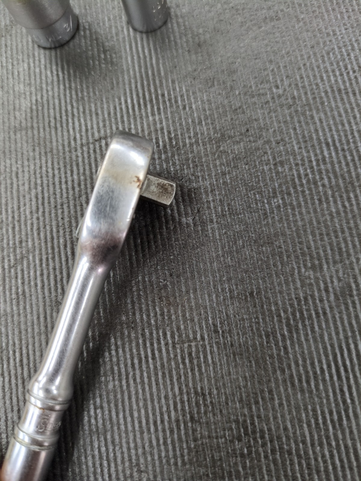 Vintage Snap-on TM70B 1/4” Drive Ratchet USA +Sockets