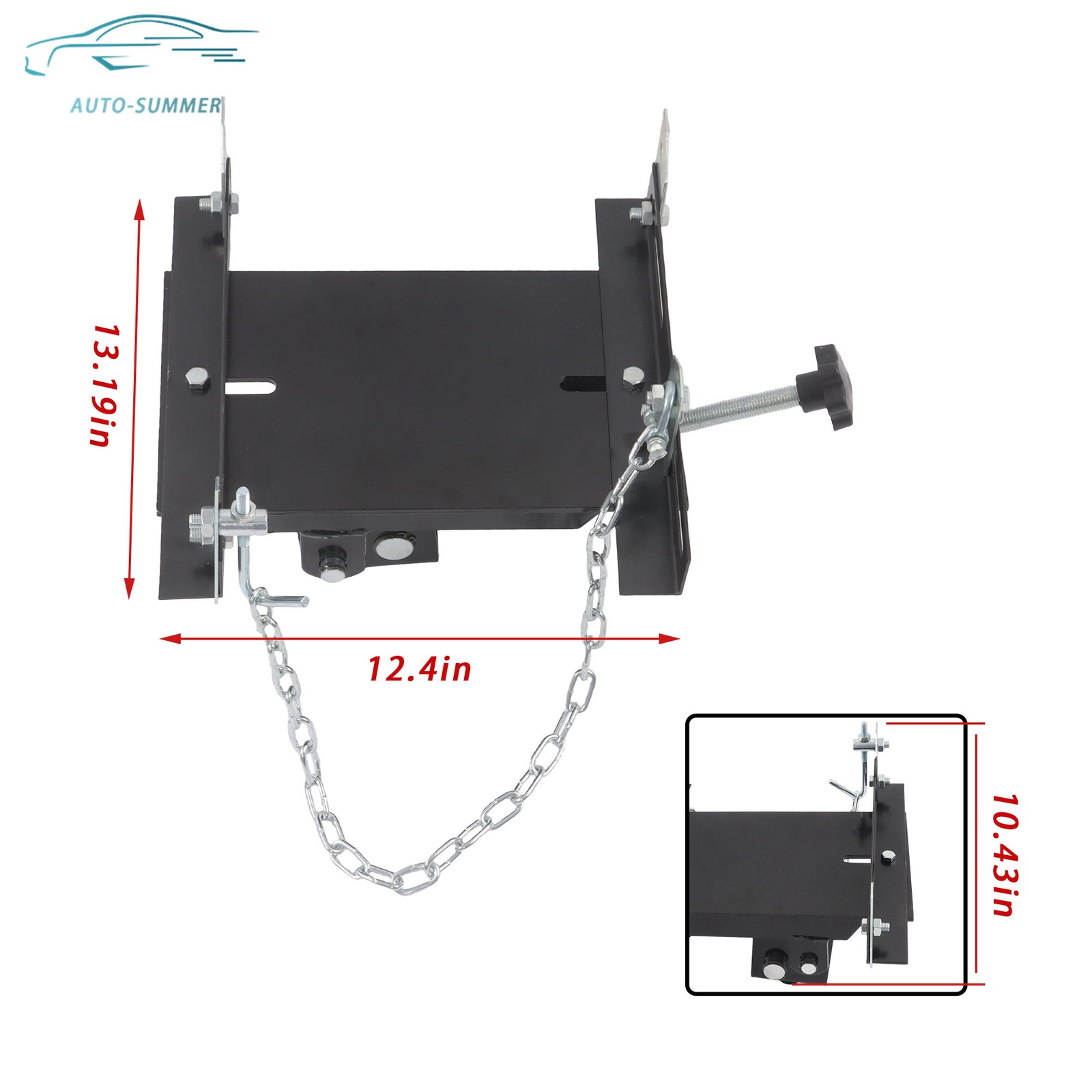 Transmission Floor Jack Adapter 1/2 ton 1100lbs Repair Tool for Vehicle Repairs