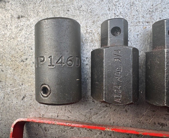 MAC Tools Hex Impact 1/2” Drive Sockets With Tray AI16 AI18 AI20 AI24 VP146D VT8