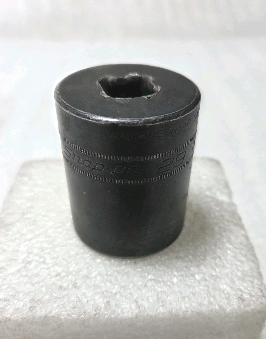Snap On IMM290 1/2″ Drive 6 Point Metric 29mm Shallow Impact Socket