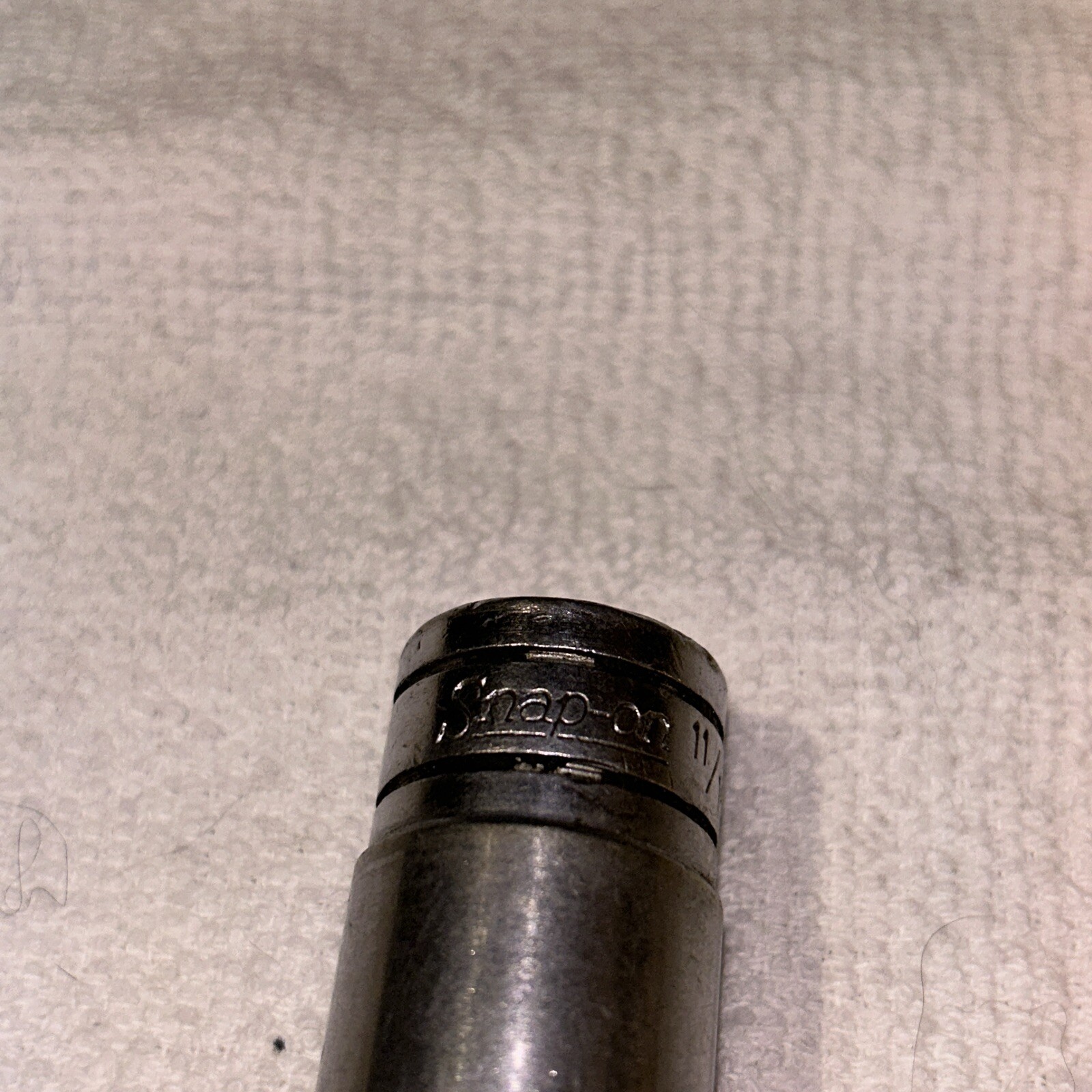 VINTAGE Snap-on Tools USA 1/2″ Drive 11/16″ SAE Deep 6 Point Chrome Socket TS221