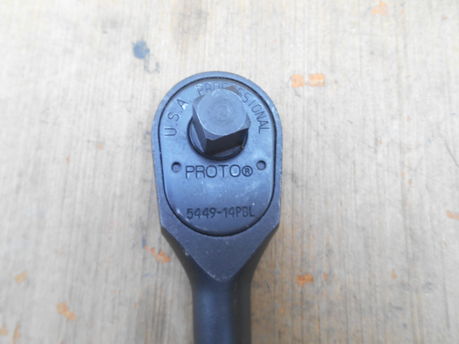 Proto Professional Hand Ratchet Spud Pear Head 1/2″ Drive Black Oxide 5449-14PBL