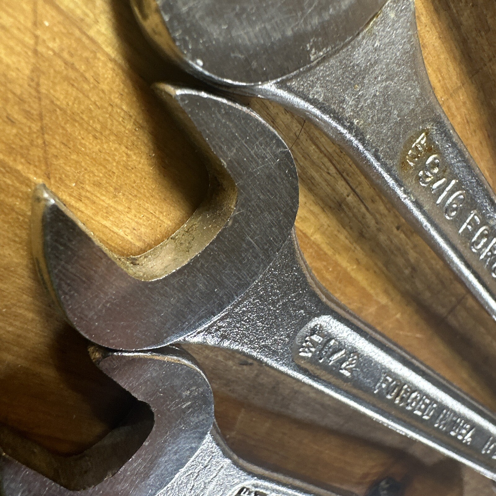 Vintage Sears Companion USA Combination Wrench Set 6 Pc. SAE 3/8-11/16 Inch