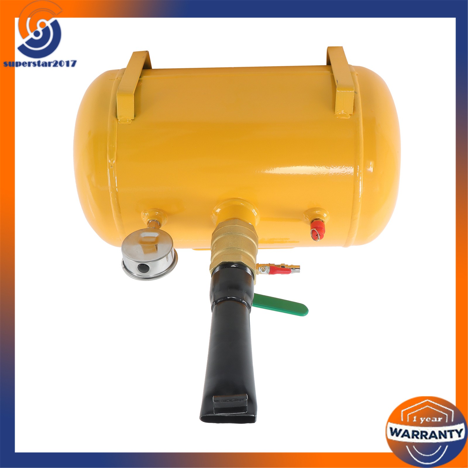Yellow 5 Gallon Heavy Duty Air Tire Bead Seater Blaster Seating Tool 145 psi
