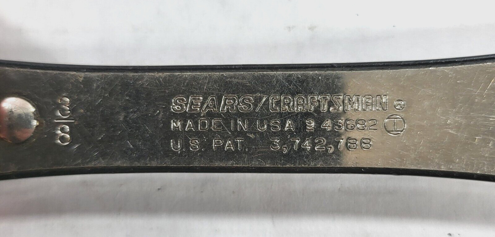 Sears Craftsman 3/8 in X 7/16 in 12 Point Ratcheting Box Wrench