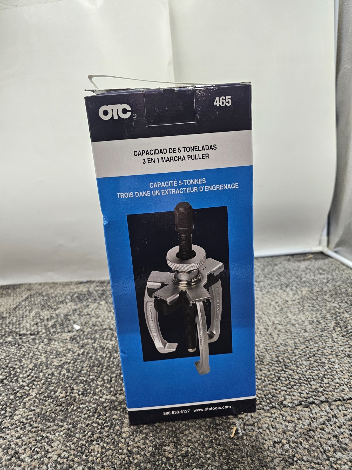 OTC 465 5-Ton GripLock Puller – 3-in-1 Gear Puller, 5-1/2″ Maximum Reach