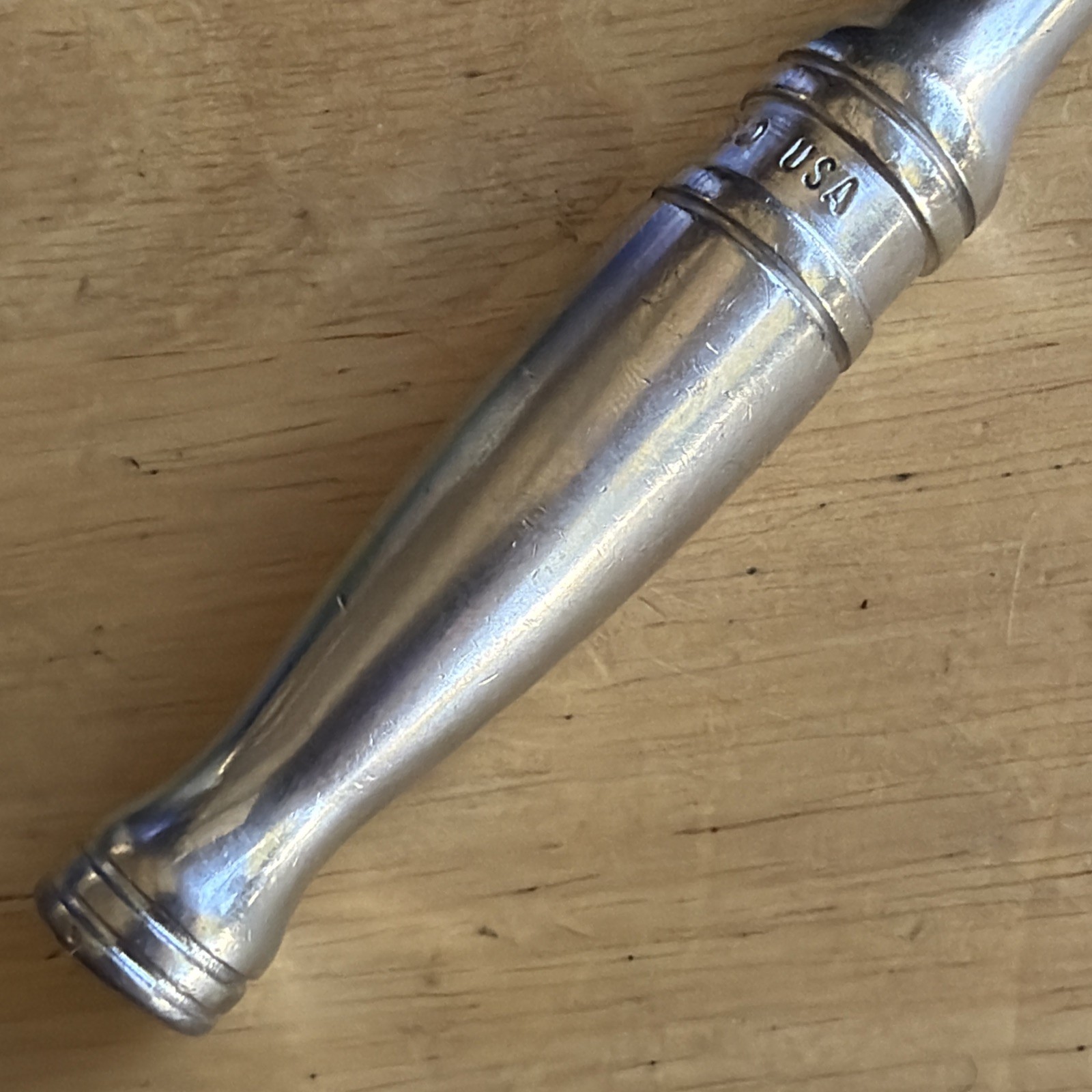 Snap On Tools 7-3/8″ Long Ratchet 3/8″ Drive F720 Vtg Made in USA READ!