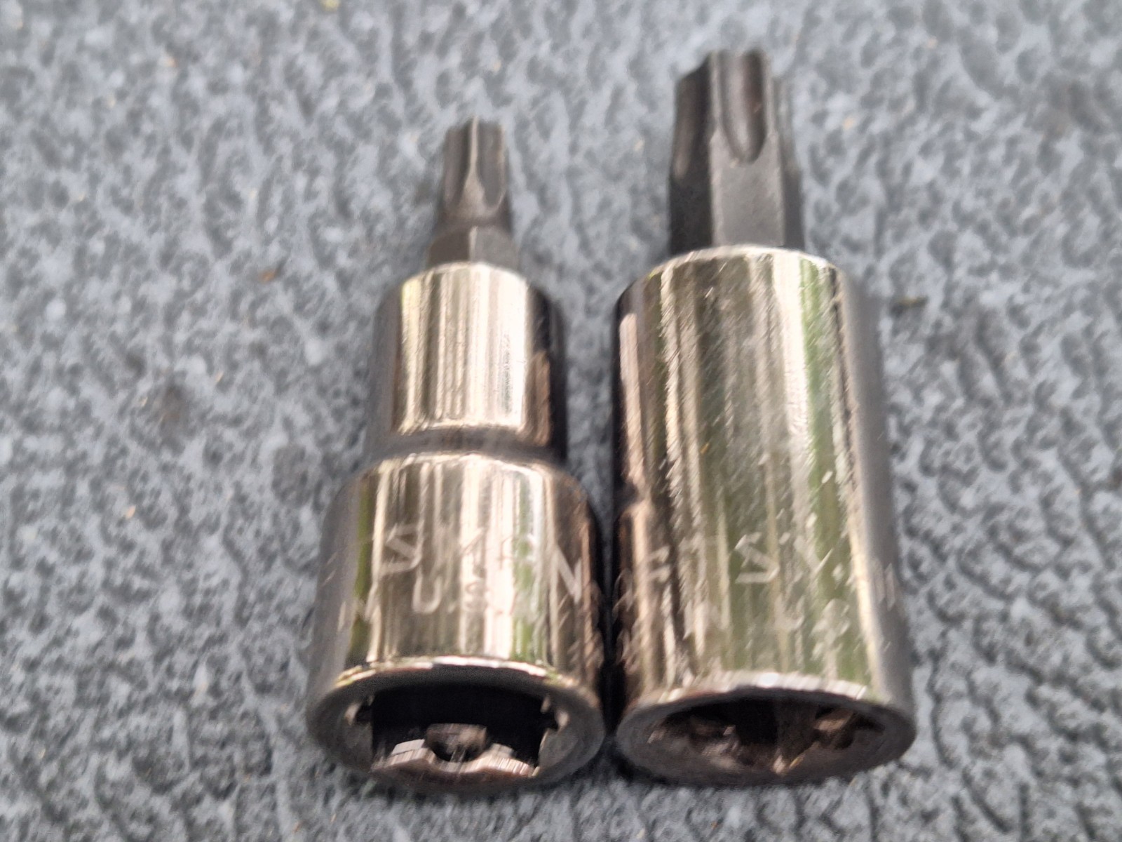 NOS Craftsman GK USA 11-pc 1/4 3/8 1/2 TORX Bit Socket Set w/RARE T-27 & T-47