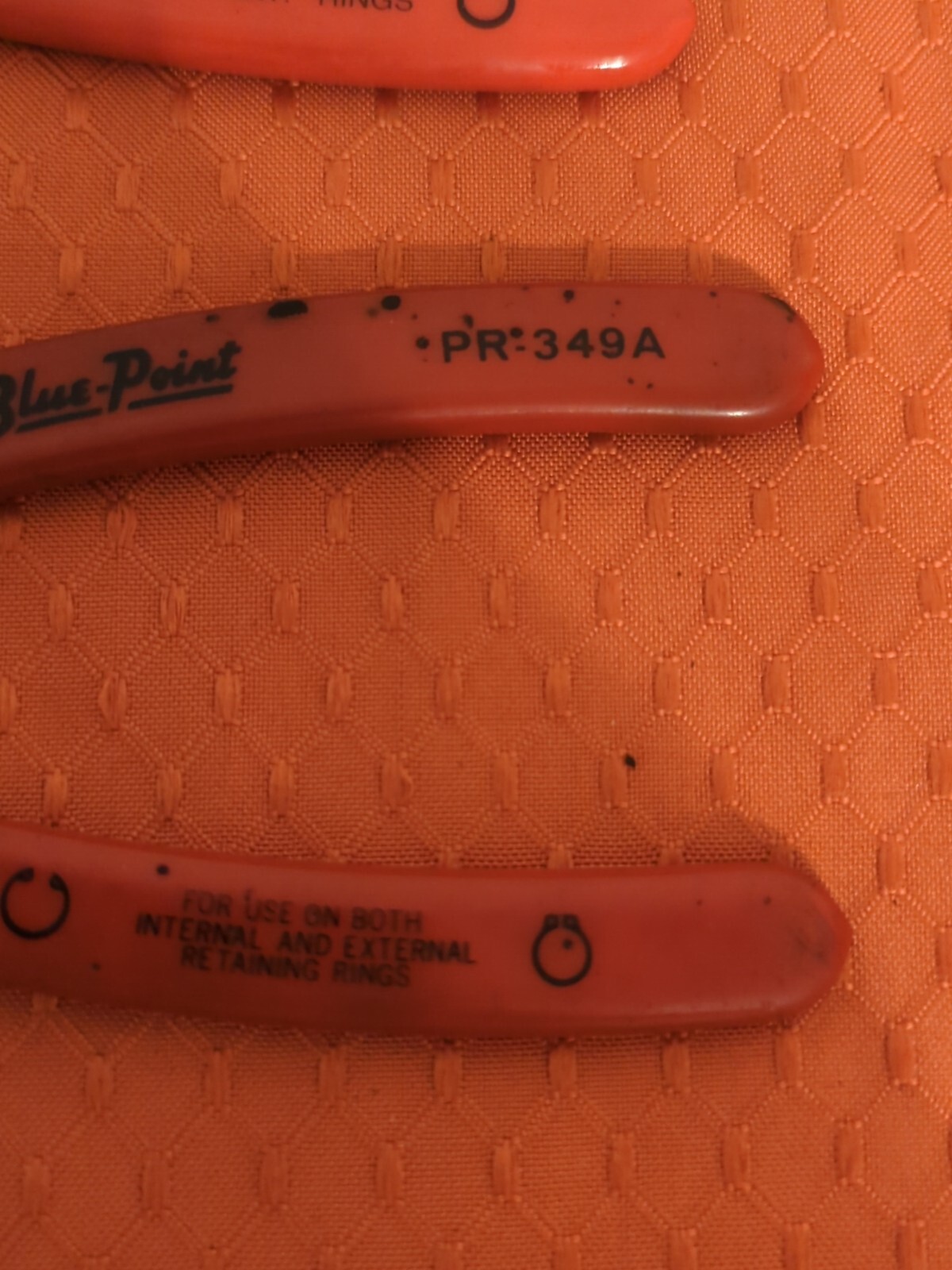 Blue Point PR-34A PR-349A & PR-32A Snap Ring Pliers Set of 3 Snap on