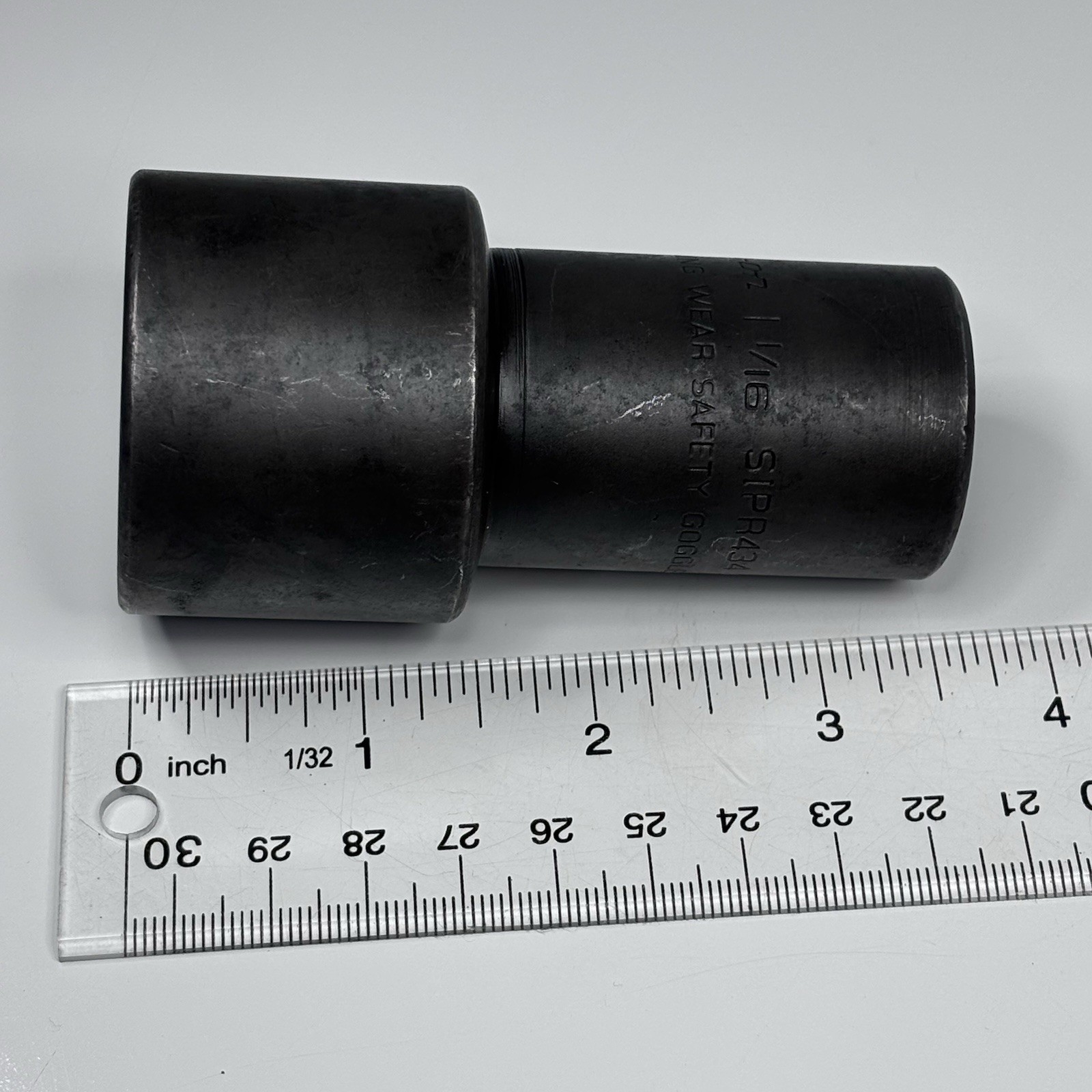 Snap On Tools SIPR434 1/2 Dr 8Pt SAE 1-1/16 Deep Double Square Power Socket MINT