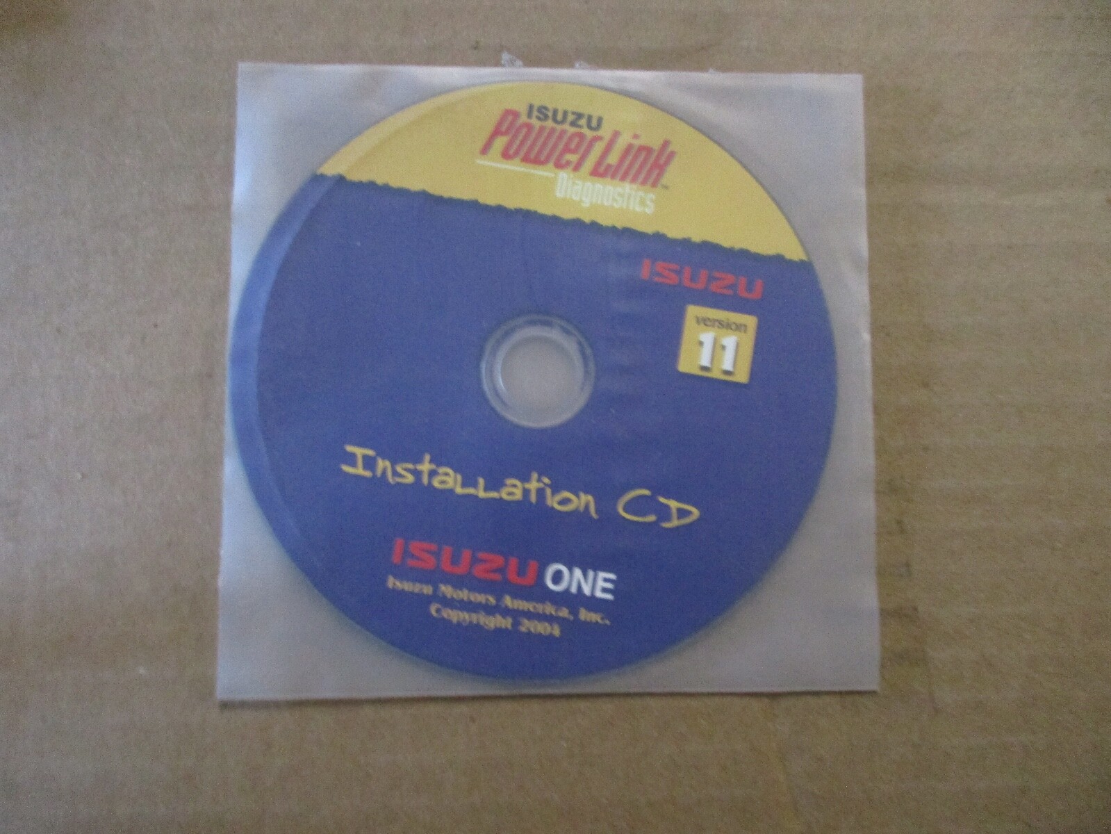 ISUZU POWER RECORDER DIAGNOSTIC W/8 CD’S (PARTS ONLY)