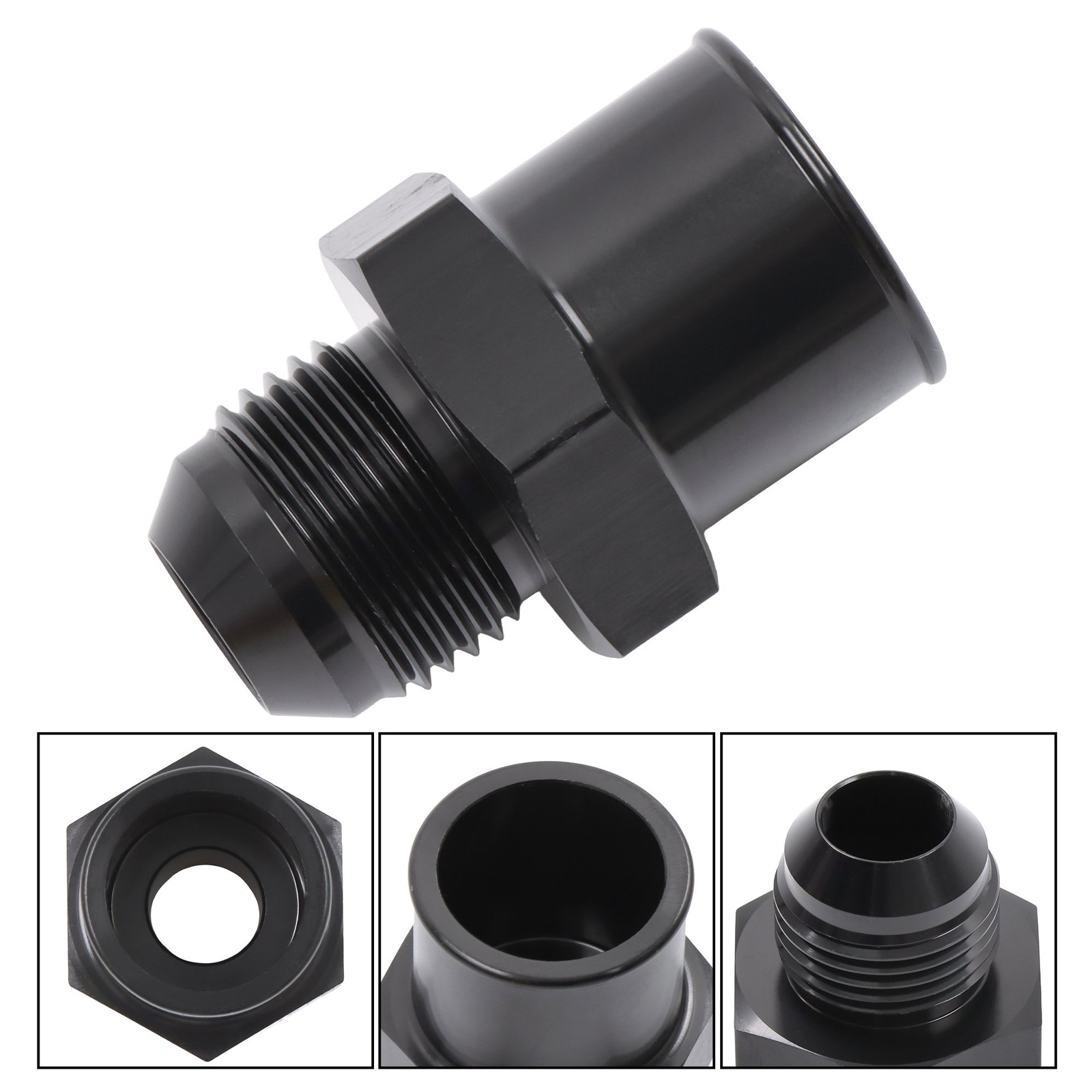 New SBC 10AN Valve Cover Adapter Fittings (1 Pair ) for Push-In Grommet 34-00031